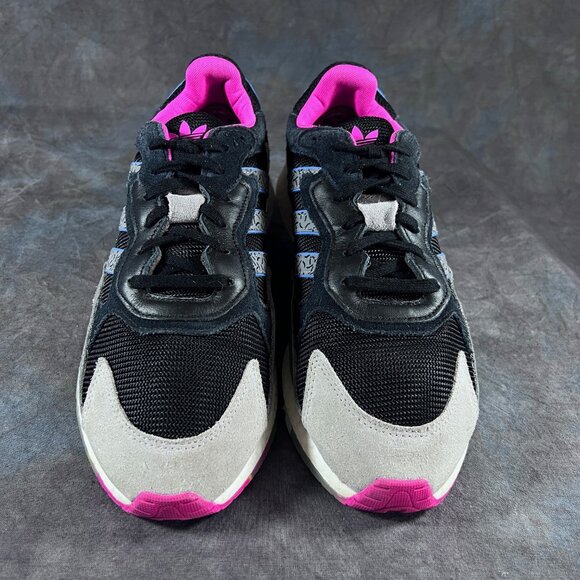 Adidas Tresc Run Men\'s US 10.5 \'Black Pink\' Sneakers EG5023 Retro Lifestyle